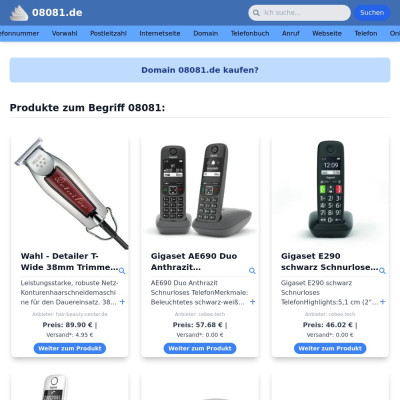 Screenshot 08081.de