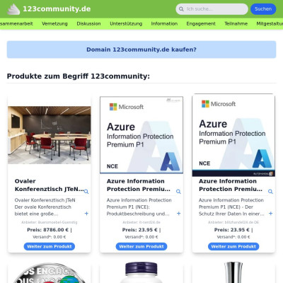 Screenshot 123community.de