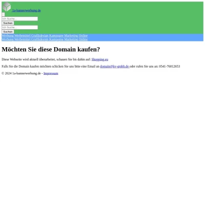 Screenshot 1a-bannerwerbung.de