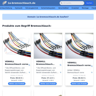 Screenshot 1a-bremsschlauch.de