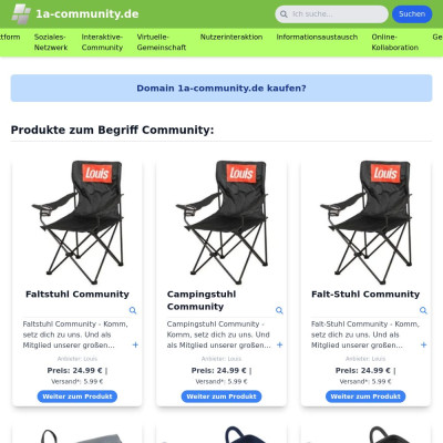 Screenshot 1a-community.de