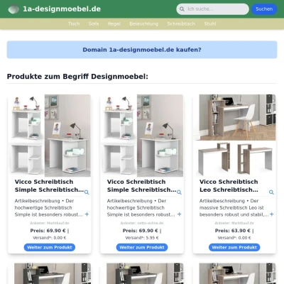 Screenshot 1a-designmoebel.de