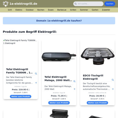 Screenshot 1a-elektrogrill.de