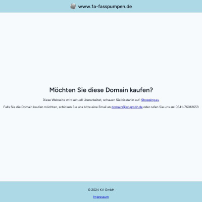 Screenshot 1a-fasspumpen.de