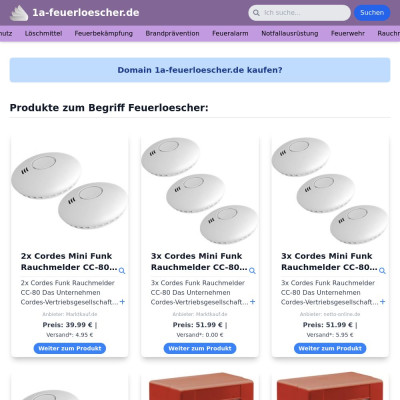 Screenshot 1a-feuerloescher.de