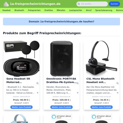 Screenshot 1a-freisprecheinrichtungen.de