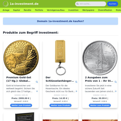 Screenshot 1a-investment.de