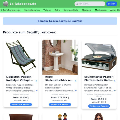 Screenshot 1a-jukeboxes.de