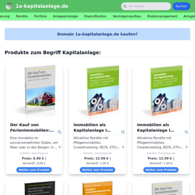 Screenshot 1a-kapitalanlage.de