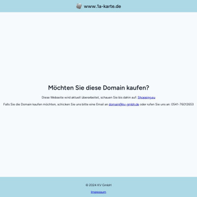 Screenshot 1a-karte.de