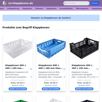 Screenshot 1a-klappboxen.de