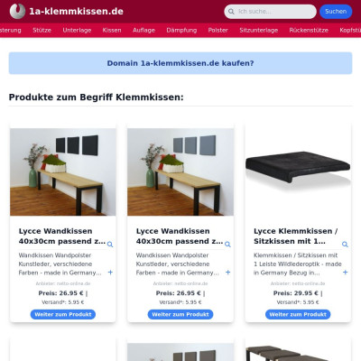 Screenshot 1a-klemmkissen.de