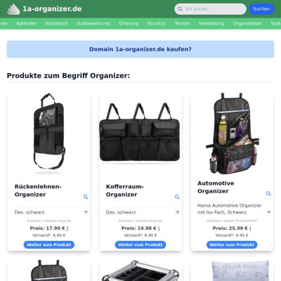 Screenshot 1a-organizer.de