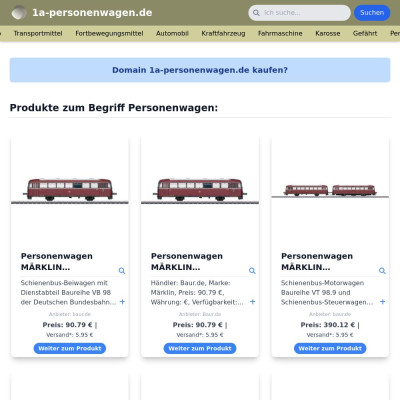 Screenshot 1a-personenwagen.de