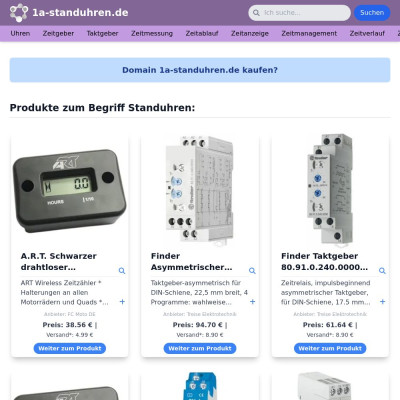 Screenshot 1a-standuhren.de