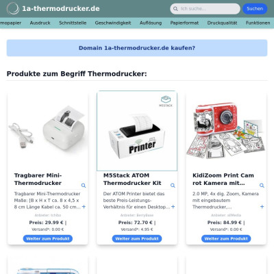 Screenshot 1a-thermodrucker.de