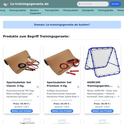 Screenshot 1a-trainingsgeraete.de