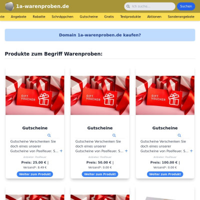 Screenshot 1a-warenproben.de