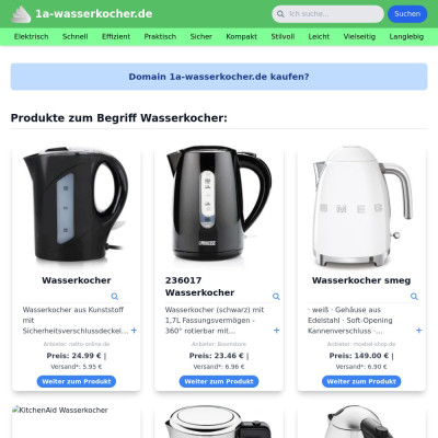 Screenshot 1a-wasserkocher.de