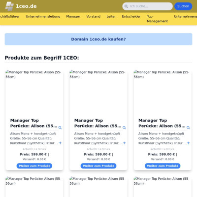 Screenshot 1ceo.de