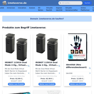 Screenshot 1metaverse.de