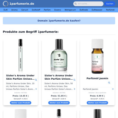 Screenshot 1parfumerie.de