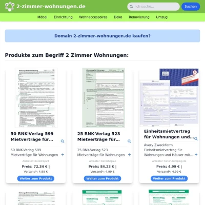 Screenshot 2-zimmer-wohnungen.de