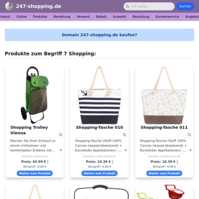 Screenshot 247-shopping.de