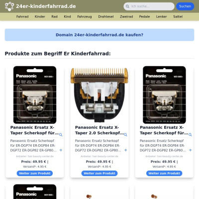 Screenshot 24er-kinderfahrrad.de