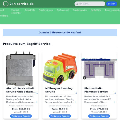 Screenshot 24h-service.de