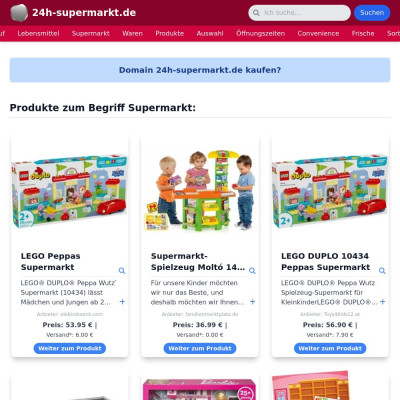 Screenshot 24h-supermarkt.de