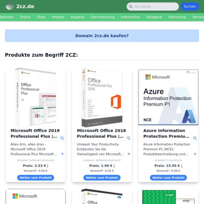 Screenshot 2cz.de