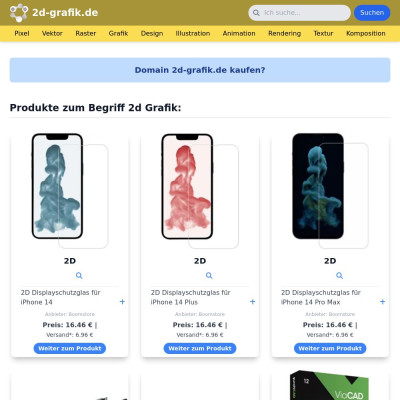 Screenshot 2d-grafik.de