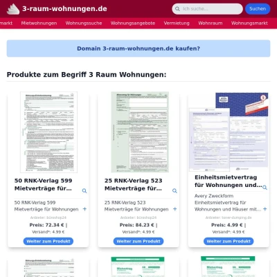 Screenshot 3-raum-wohnungen.de