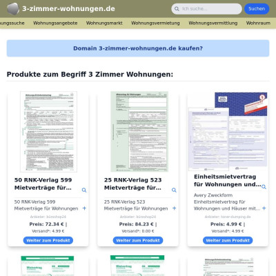 Screenshot 3-zimmer-wohnungen.de