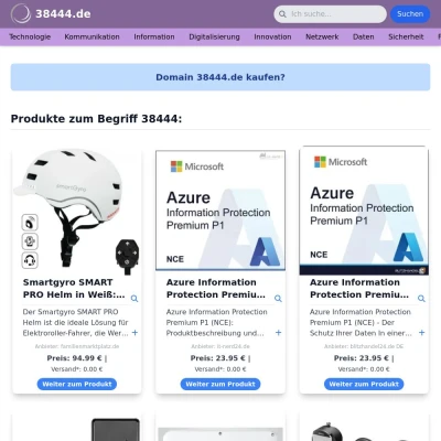 Screenshot 38444.de