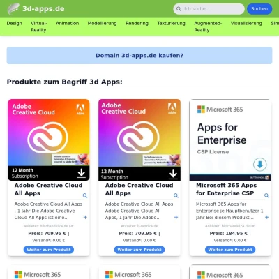 Screenshot 3d-apps.de