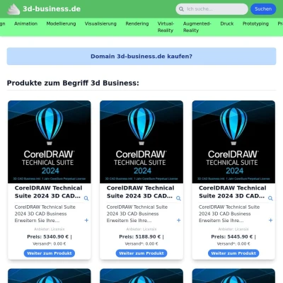 Screenshot 3d-business.de