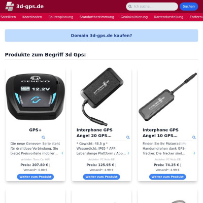Screenshot 3d-gps.de
