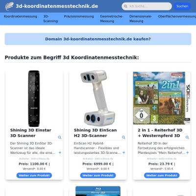 Screenshot 3d-koordinatenmesstechnik.de