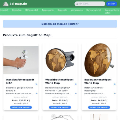 Screenshot 3d-map.de