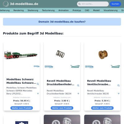Screenshot 3d-modellbau.de