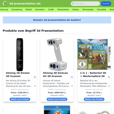 Screenshot 3d-praesentation.de