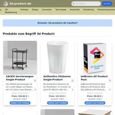 Screenshot 3d-product.de