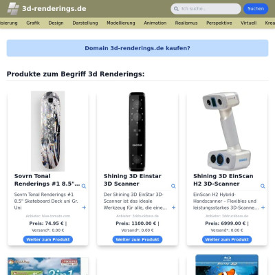 Screenshot 3d-renderings.de
