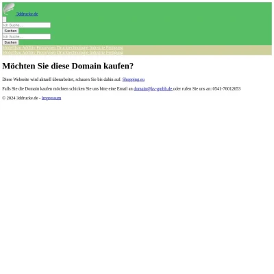 Screenshot 3ddrucke.de