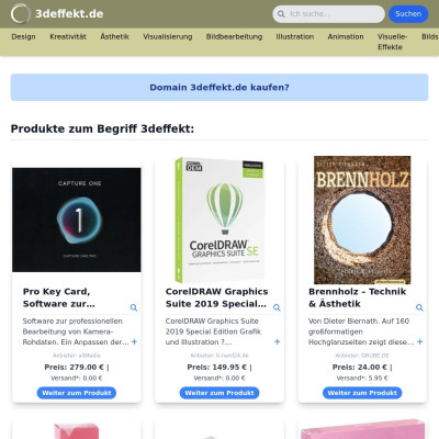 Screenshot 3deffekt.de