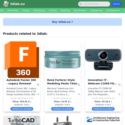 Screenshot 3dlab.eu
