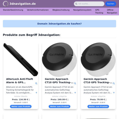 Screenshot 3dnavigation.de