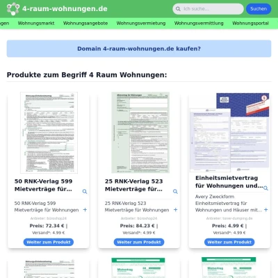 Screenshot 4-raum-wohnungen.de